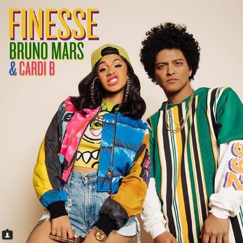  Bruno Mars lança remix de “Finesse” com Cardi B; venha ouvir