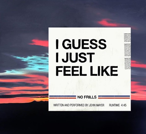 John Mayer lança novo single; ouça I Guess I Just Feel Like