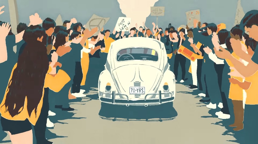  Em vídeo nostálgico, Volkswagen se despede do Fusca ao som de Beatles